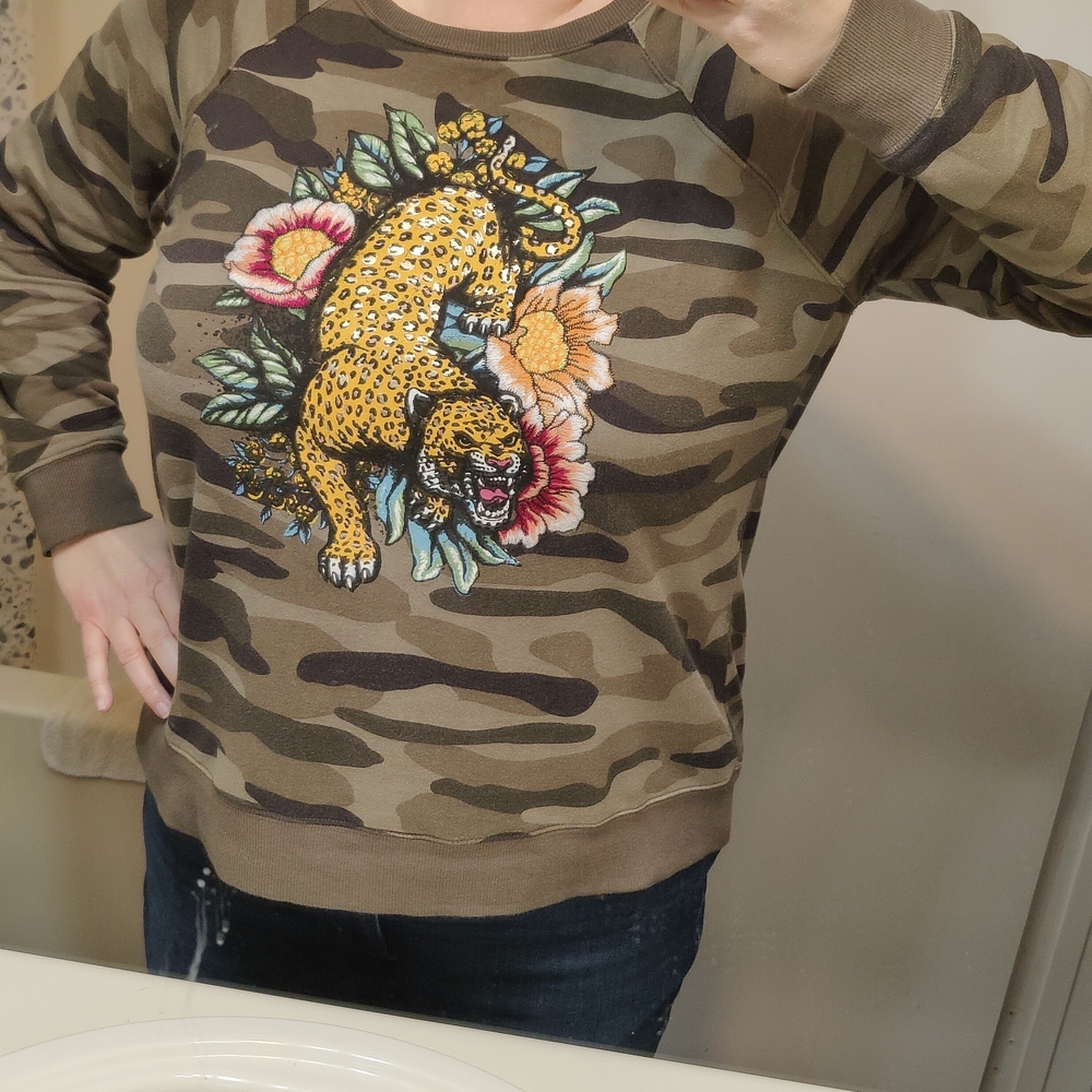 Torrid Brown and Cream Knit Sweater